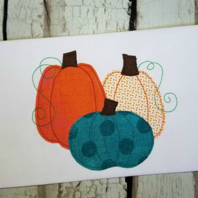 pumpkin applique design